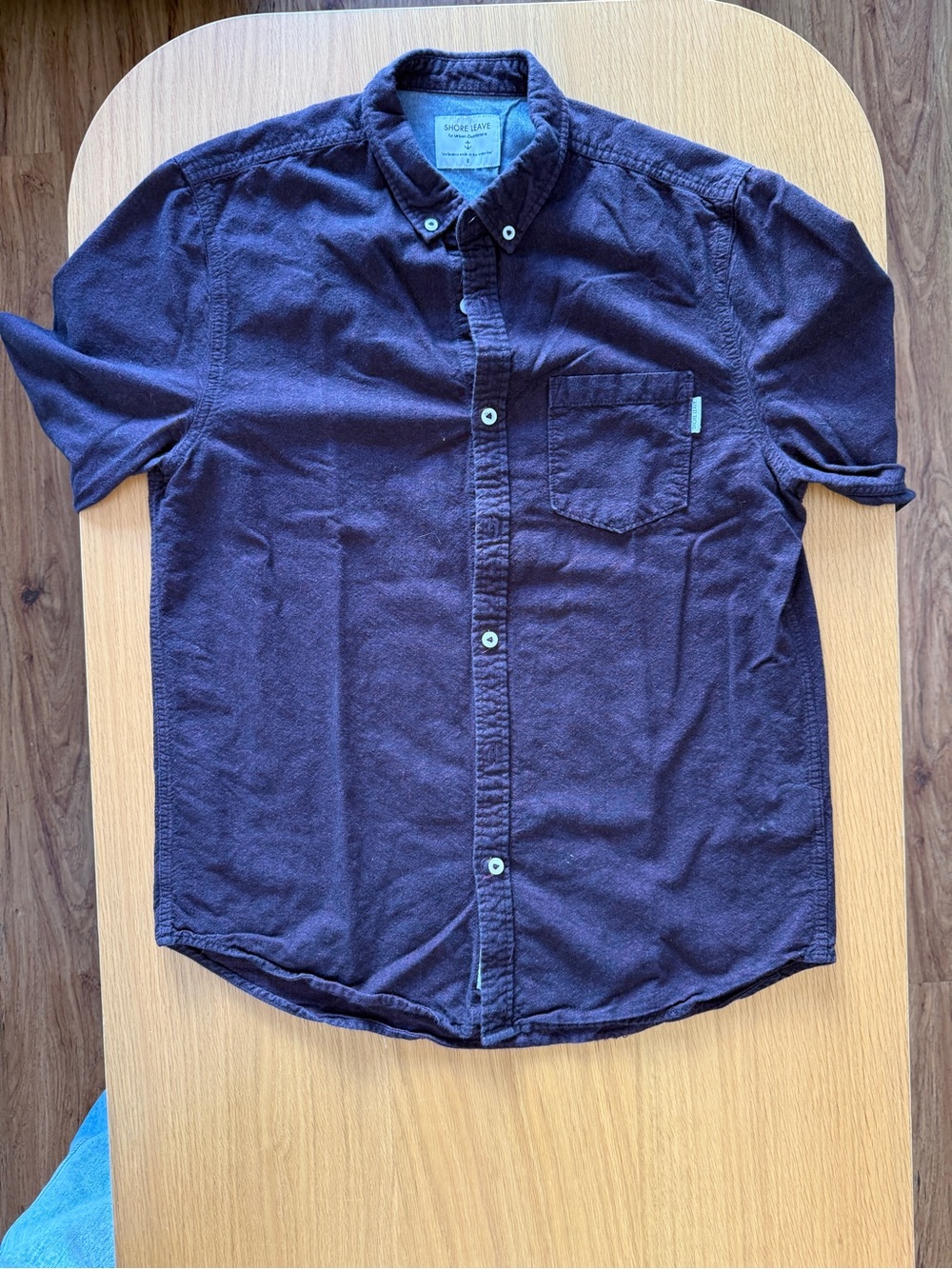 Shore Leave - S -  Button-Down Shirt Purple